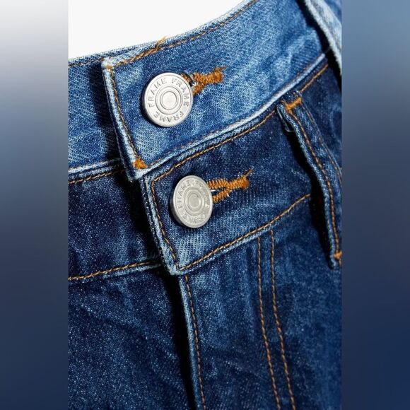 FRAME $673 LE JANE ATELIER TWISTED SEAM HIGH-RISE STRAIGHT-LEG JEANS - Picture 6 of 14